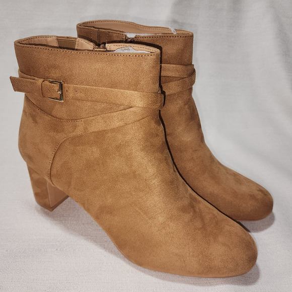 ankle boots size 11 brown unknown brand - Picture 1 of 6